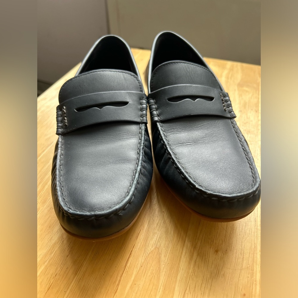 Men's Coach Black Loafers